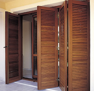 Assorted Wooden Shutters - Folding Shutters