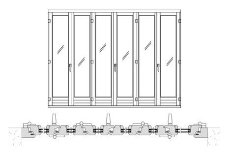 Wooden Windows & Doors  - Accordion